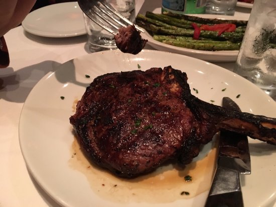 Prime Steakhouse signature dishes Bone-In RibeyeFilet MignonChilean Sea BassLobster Mac & Cheese